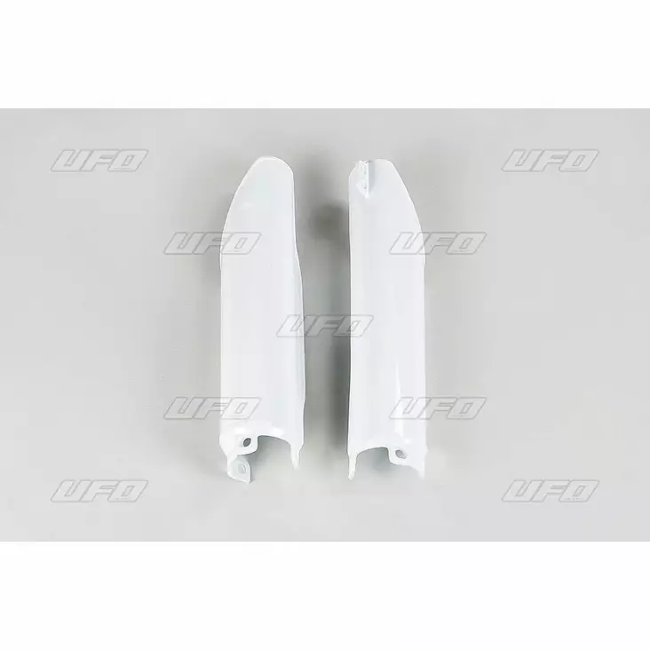 UFO Etuhaarukan suojat CR125-500 91-07 CRF250/450 Valkoinen - Moottoripyörän haarukansuojat - D219361 - 1