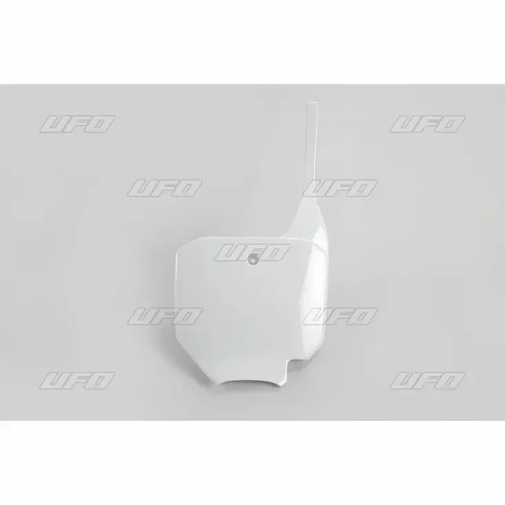 UFO Etunumerokilpi CR80/85 96- CRF150R 2007- Valkoinen 041 - Moottoripyörän numerokilvet - D219311 - 1