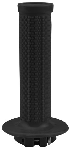 UFO Lock-on Tupet Musta - Moottoripyörän kahvakumit - D465331 - 1