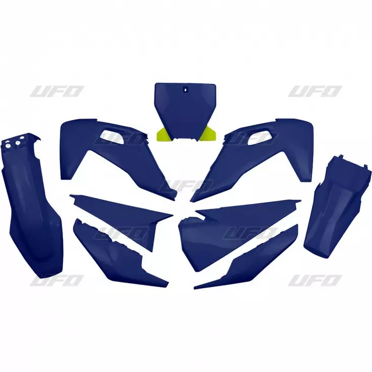 UFO Muovisarja 5-osainen Sininen 087 HVA TC/FC 125-450 19- - Moottoripyörän muovisarjat - D268641 - 1