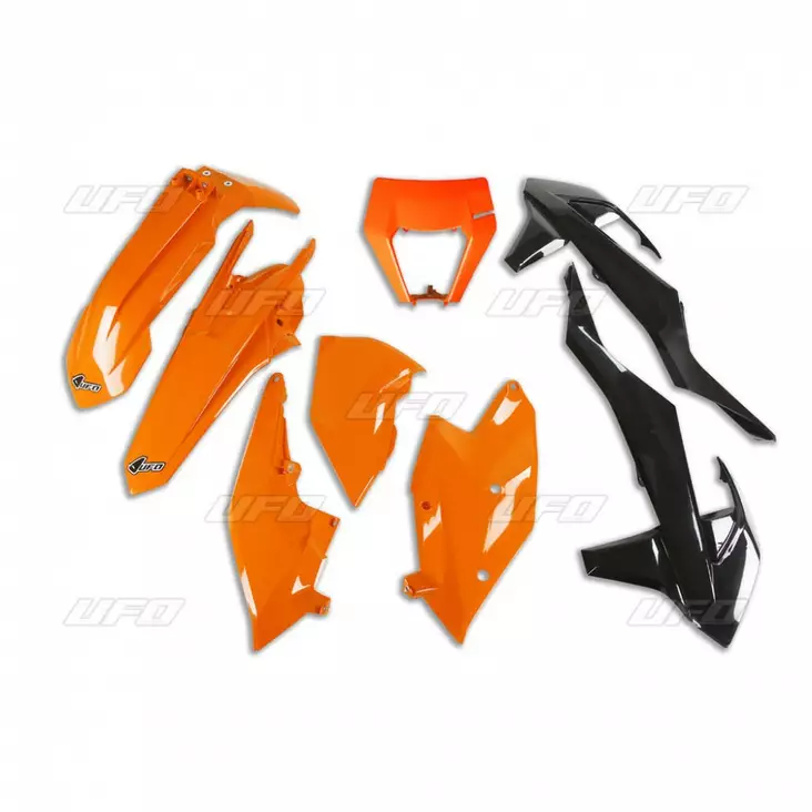 UFO Muovisarja 6-osainen original 999 KTM EXC/EXC-F 125-450 17 & 19 - Moottoripyörän muovisarjat - D268631 - 1