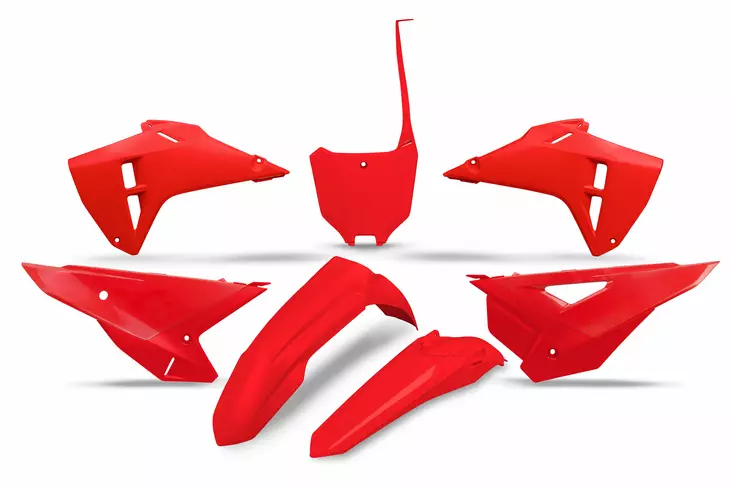 UFO Plastic kit 5-parts Red CRF250R 25-.. CRF450R 25-.. - Moottoripyörän muovisarjat - D511341 - 1