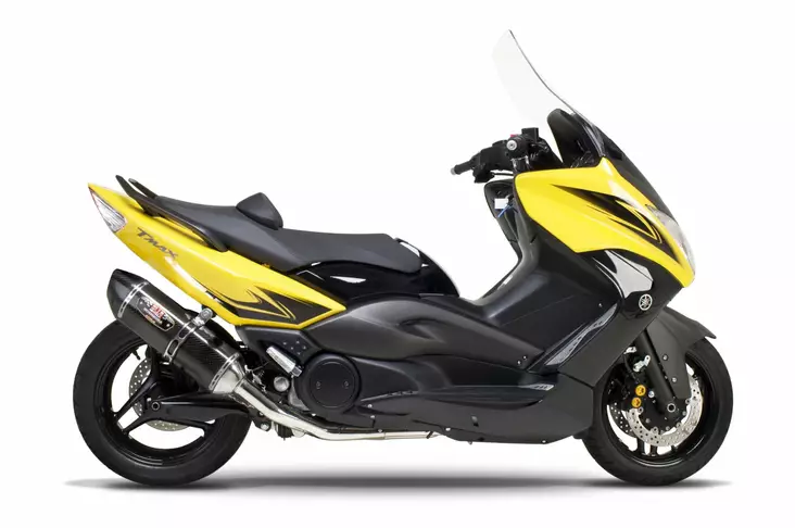 Yoshimura Full System Yamaha Tmax 500 2008-11 Race R-77 Fs Ss-Cf-Cf - Moottoripyörän pakoputkistot - D334251 - 1