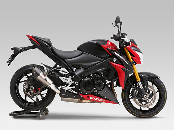 Yoshimura Slip-On Suzuki GSX-S1000 15- R-11 Single exit SS/CA tip EEC - Moottoripyörän äänenvaimentimet - D201611 - 1