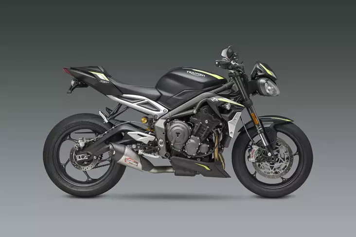 Yoshimura Slip-On Triumph Street Triple 18-20 AT2 So Ss-Cf Works F - Moottoripyörän äänenvaimentimet - D400941 - 1