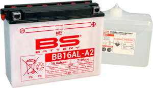 BS Battery BB16AL-A2 (cp) Conventional Dry charged - Akut - D262702 - 1