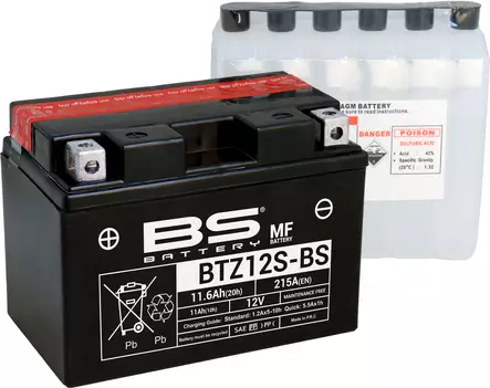 BS Battery BTZ12S-BS MF (cp) Maintenance Free - Akut - D262622 - 1