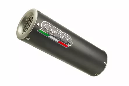 GPR Benelli 752 S 2019/2021 e4 EC-Approv. slip-on exhaust M3 Black Titanium - Moottoripyörän äänenvaimentimet - D426012 - 1