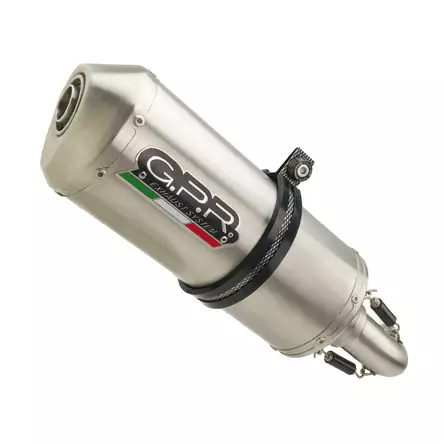 GPR Bmw G 650 Gs - Sertao 2010/16 EC-Approv. slip-on exhaust catalized Satinox - Moottoripyörän äänenvaimentimet - D425502 - 2