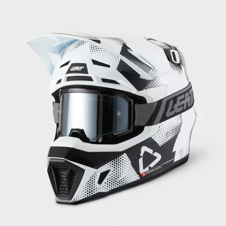 Leatt Kypärä Kit Moto 7.5 Camo Musta/Valkoinen - Offroad-kypärät - D554942 - 1