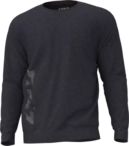 LYNX SIGNATURE CREW SWEATSHIRT MIESTEN BLACK - Lynx Vapaa-aika - 131142 - 1