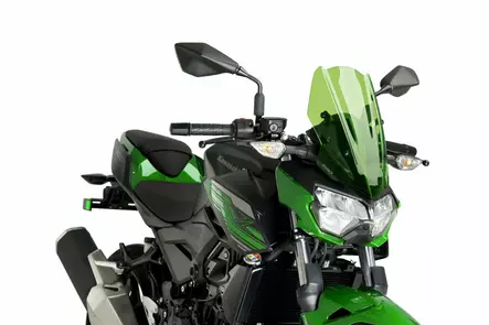 Puig Wind. New Generation Kawasaki Z400 19' C/Green - Moottoripyörän tuulisuojat - D338112 - 1