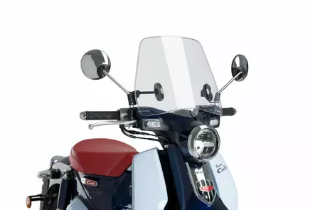 Puig Wind.Trafic.Honda Super Cub C125 18'- C/Clear - Moottoripyörän tuulisuojat - D338132 - 1