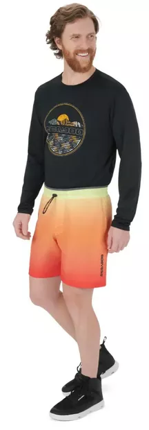SEA-DOO MIESTEN 18"" CLASSIC BOARDSHORTS ORANGE - Sea-Doo Housut - 140002 - 2
