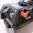 Akkukotelo Tup.Syt + 2 x USB 1A+2A 50A+10A sulakkeilla - Veneen Akkulaatikot & kengät/liittimet - D472072 - 2