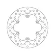 Brembo Serie Oro jarrulevy - Moottoripyörän jarrulevyt - D122852 - 1