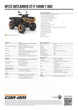 CAN-AM 25 Outlander XT-P T 1000R Mineral Grey & Orange Crush T3b/ABS - Can-Am ATV 2025 - 136982 - 8