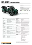 CAN-AM 25 SPYDER F3 LTD SPECIAL SERIES 1330 ACE SE6 BRITISH GREEN (DARK) - Can-Am Roadsterit 2025 mallisto - 138852 - 2