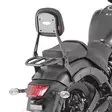 Givi Backrest black Vulcan S 650 (15-16) - Moottoripyörän laukkujen kiinnityssarjat - D227652 - 1