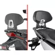 Givi Specific Backrest Honda X-Adv 750 (21-23) - Moottoripyörän laukkujen kiinnityssarjat - D489592 - 1