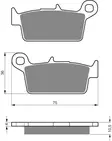 GOLDFREN Jarrupalat 003 Ceramic Carbon S33 - Moottoripyörän jarrupalat - D227792 - 1