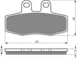 GOLDFREN Jarrupalat 010 Ceramic carbon AD - Moottoripyörän jarrupalat - D227852 - 1