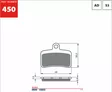 GOLDFREN Jarrupalat 450 Ceramic Carbon S3 - Moottoripyörän jarrupalat - D545702 - 1