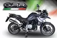 GPR Bmw F 750 Gs 2021/22 e5 EC-Approv. slip-on exhaust Dual Poppy Impact Zero - Moottoripyörän äänenvaimentimet - D426842 - 8