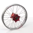 Haan wheel Haan wheel CR 250 / CRF450 02-12 19-2,15 RED HUB/SILVER RIM - Moottoripyörän täydelliset vanteet - D523442 - 1