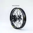 Haan wheel SX&SXF 03-14 /EXC MODELS 03-15 17-3,50 BLACK RIM/BLACK HUB - Moottoripyörän täydelliset vanteet - D239992 - 1