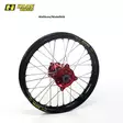 Haan wheel YZF450 09- 19-2,15 BLACK RIM/RED HUB - Moottoripyörän täydelliset vanteet - D462032 - 1