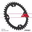 JT Rear Sprocket JTR1857.38ZBK - Moottoripyörän eturattaat - D499652 - 1