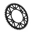 JT Takaratas Alumiini 7075 T6 Musta JTA897.50BLK - Moottoripyörän takarattaat - D433792 - 1