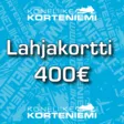 Lahjakortti 400 € - Lahjakortit ja etukupongit - 139062 - 1
