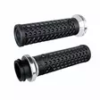 ODI Street Grips V-TWIN Lock-On VANS Signature-HD TBW BLACK/Silver - Moottoripyörän kahvakumit - D510212 - 1
