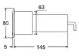 Osculati Vedenalainen LED valo 1x10W Valkoinen - Veneen Vedenlaiset runkovalaisimet - D123562 - 2