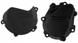 Polisport Kit Clutch+Igni. KTM SXF/XCF450 (16-22) HUSQ FC450 (16-22) Black (28) - Moottoripyörän moottorin suojakopat - D400562 - 1