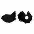 Polisport Kit Clutch+Ignition cover protector KX450F (16-18) Black (24) - Moottoripyörän moottorin suojakopat - D400632 - 1