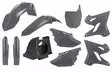 Polisport kit Yamaha YZ125/250(02-21)Resty w/18 fork guards(08->) Nardo Grey (1) - Moottoripyörän muovisarjat - D343402 - 1