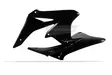 Polisport radiator scoops Suzuki RMZ250(10-18) black (6) - Moottoripyörän jäähdyttimen suojat - D345682 - 1