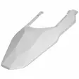 Polisport rear fender Gas Gas EC125 12-15 /EC-E200/250/300 12-17 White (10) - Moottoripyörän lokasuojat - D345762 - 1
