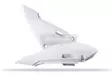 Polisport side panel KX65(00-..)KLX110(02-09)/RM65(03-05)/DR-Z110 white (6) - Moottoripyörän sivupaneelit - D345582 - 1