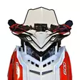 Powermadd Tuulilasi Polaris Axys Keskikorkea 18.5" - Moottorikelkan tuulilasit - D500062 - 2