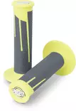 Protaper Tupet Clampon Full Diamond Neon Keltainen/Tumman Harmaa - Moottoripyörän kahvakumit - D258332 - 1