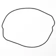 ProX Clutch Cover Gasket CR250 '02-07 - Moottoripyörän muut moottorin tiivisteet - D137502 - 1
