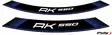 Puig Kit 8 Rim Strips Kymco Ak550 C/Blue - Moottoripyörän vanneteipit - D302852 - 1