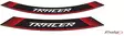 Puig Kit 8 Rim Strips Tracer C/Red - Moottoripyörän vanneteipit - D302332 - 1
