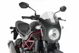 Puig Semifairing Carbon Look Suzuki Sv650 16'- C/Smoke - Moottoripyörän katteet & tuulenohjaimet - D337872 - 1