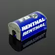 Renthal Fatbar36 Pehmuste Sininen/Silver/Valkoinen - Moottoripyörän ohjaustangon pehmusteet - D446352 - 1