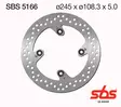 Sbs Jarrulevy Standard - Moottoripyörän jarrulevyt - D241782 - 1